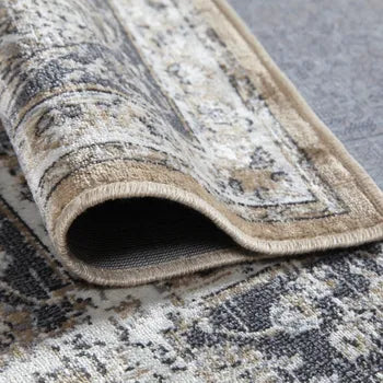 Tapis salon rectangulaire beige ELISTA - 160 x 230 cm - INSPIRE