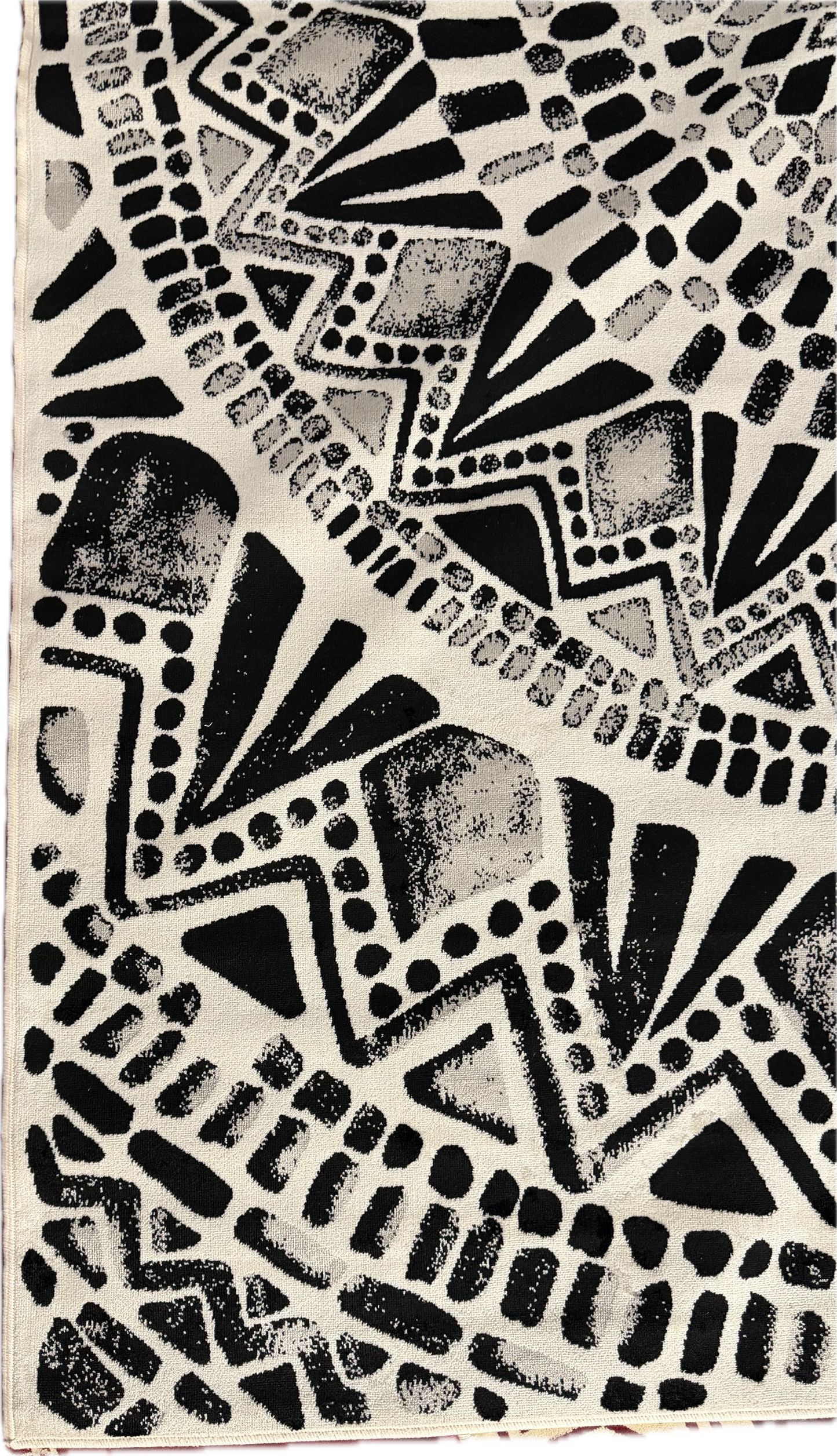 TAPIS VALLILA - Motif Abstrait Poils Ras - 160/200cm