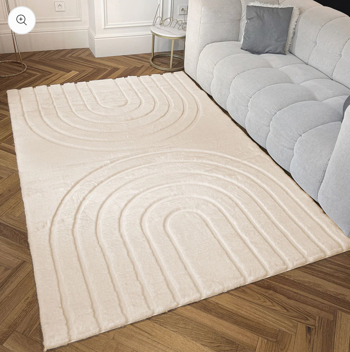 Tapis Moderne Minimaliste – Motif Texturé, Doux Et Confortable, Idéal Pour Salon Et Chambre à Coucher