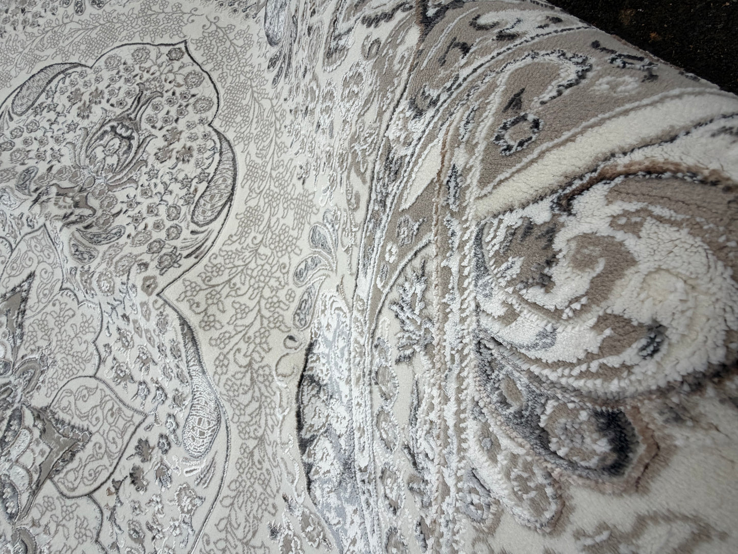 Tapis turc épais oriental moderne 200/290 pièce unique
