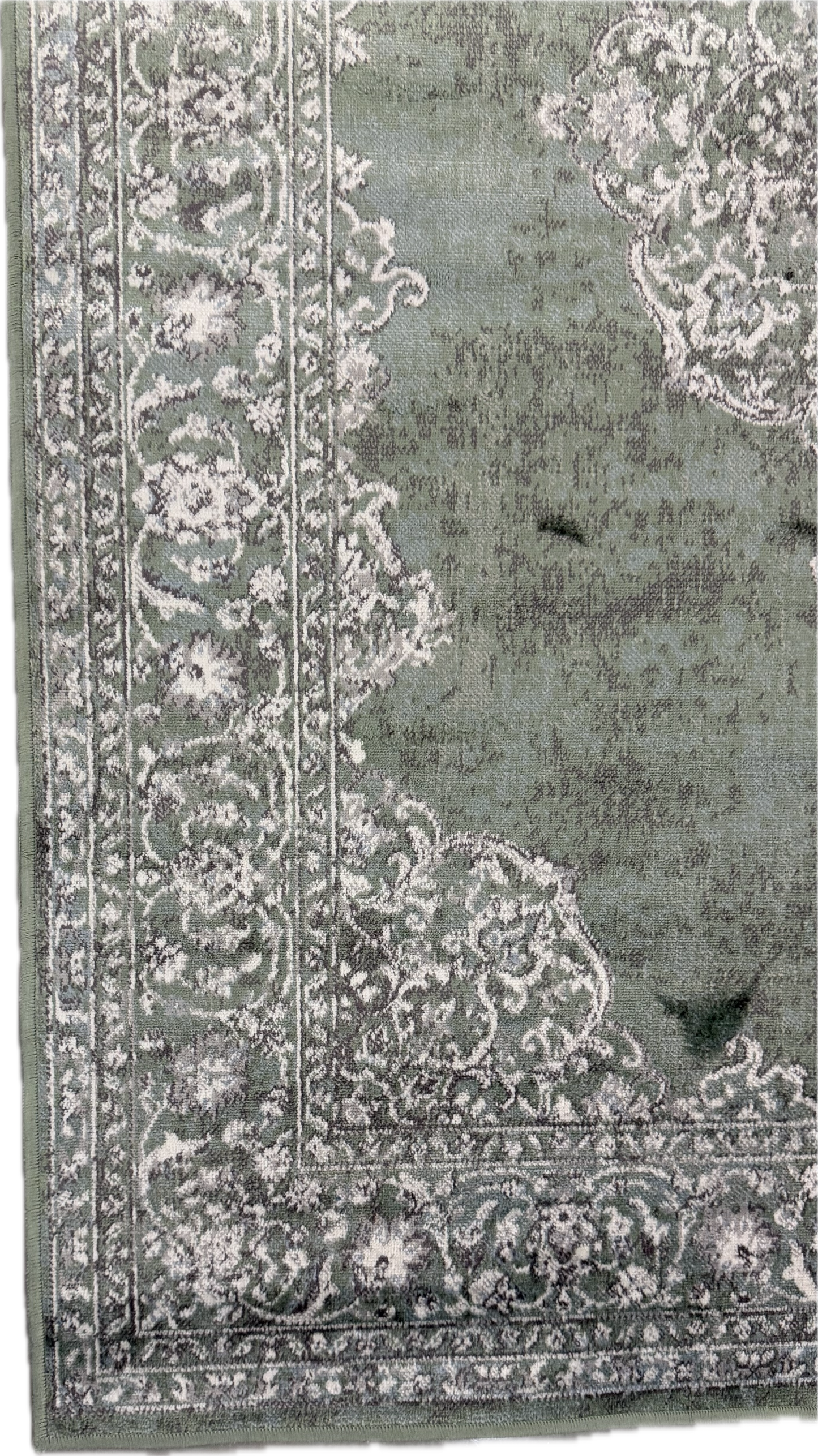 100/140 vintage, vert sans frange