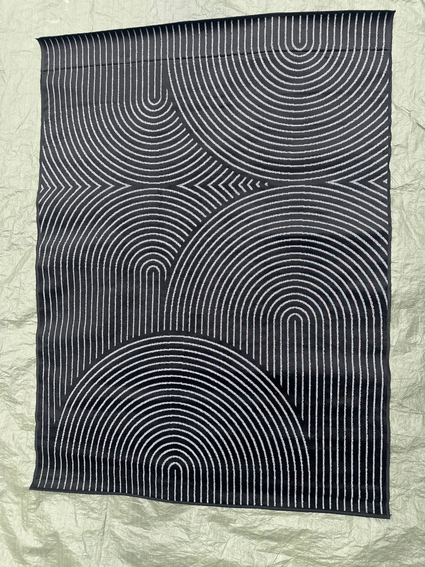 120/160 viscose noir souple