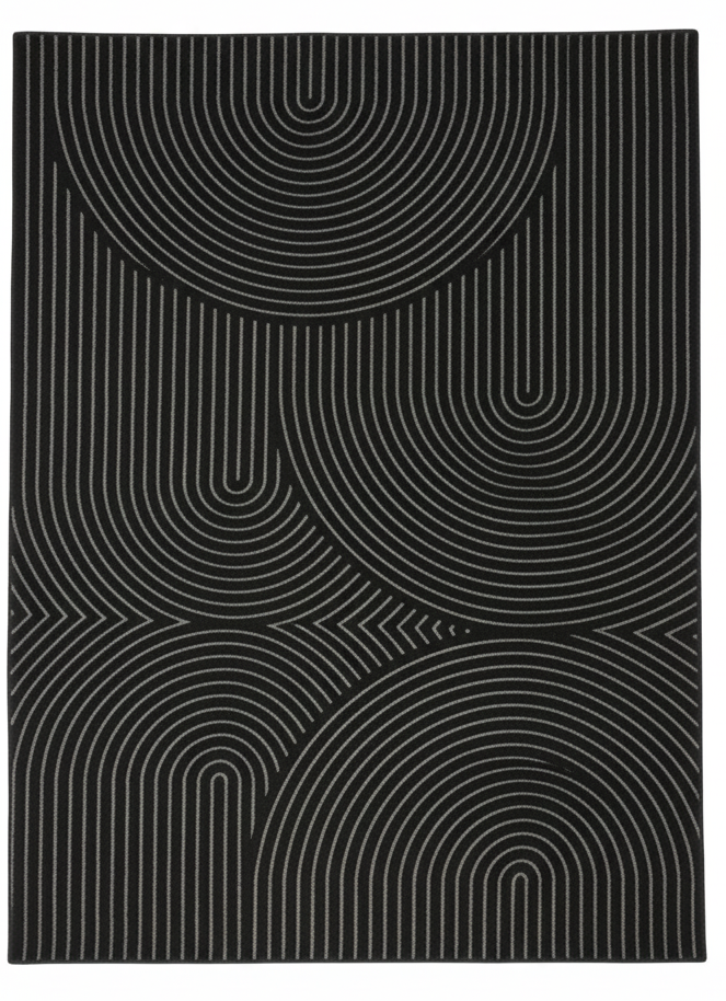 TAPIS ORGA - Motif Abstrait Poils Ras - 160/230cm