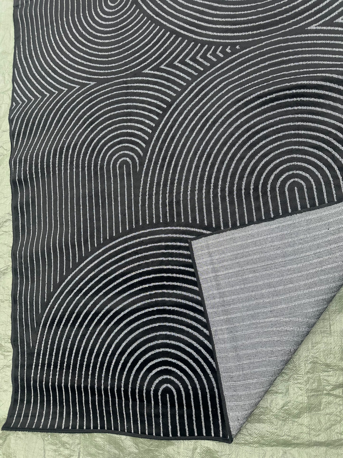 120/160 viscose noir souple