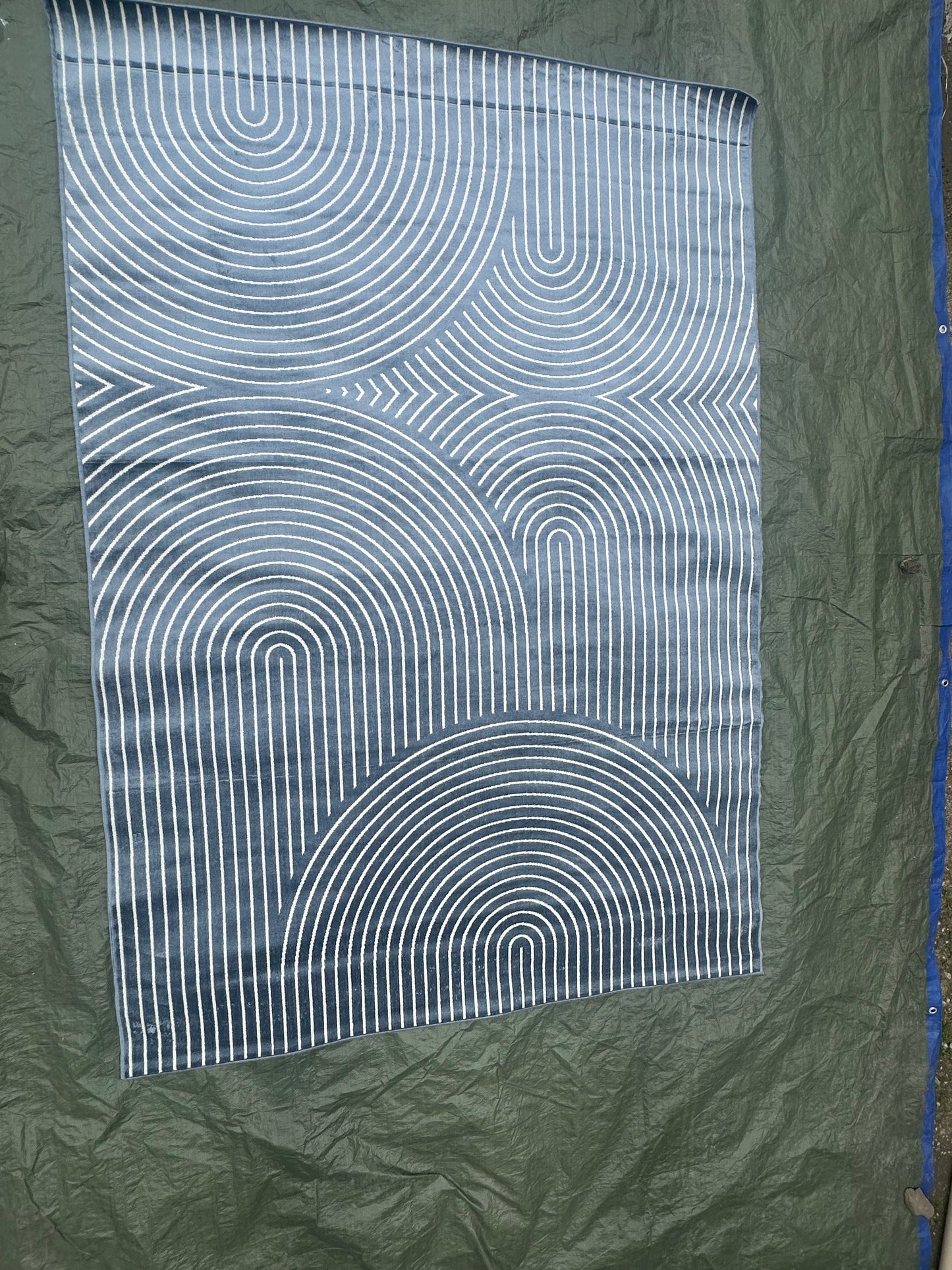 160/230 bleu en relief