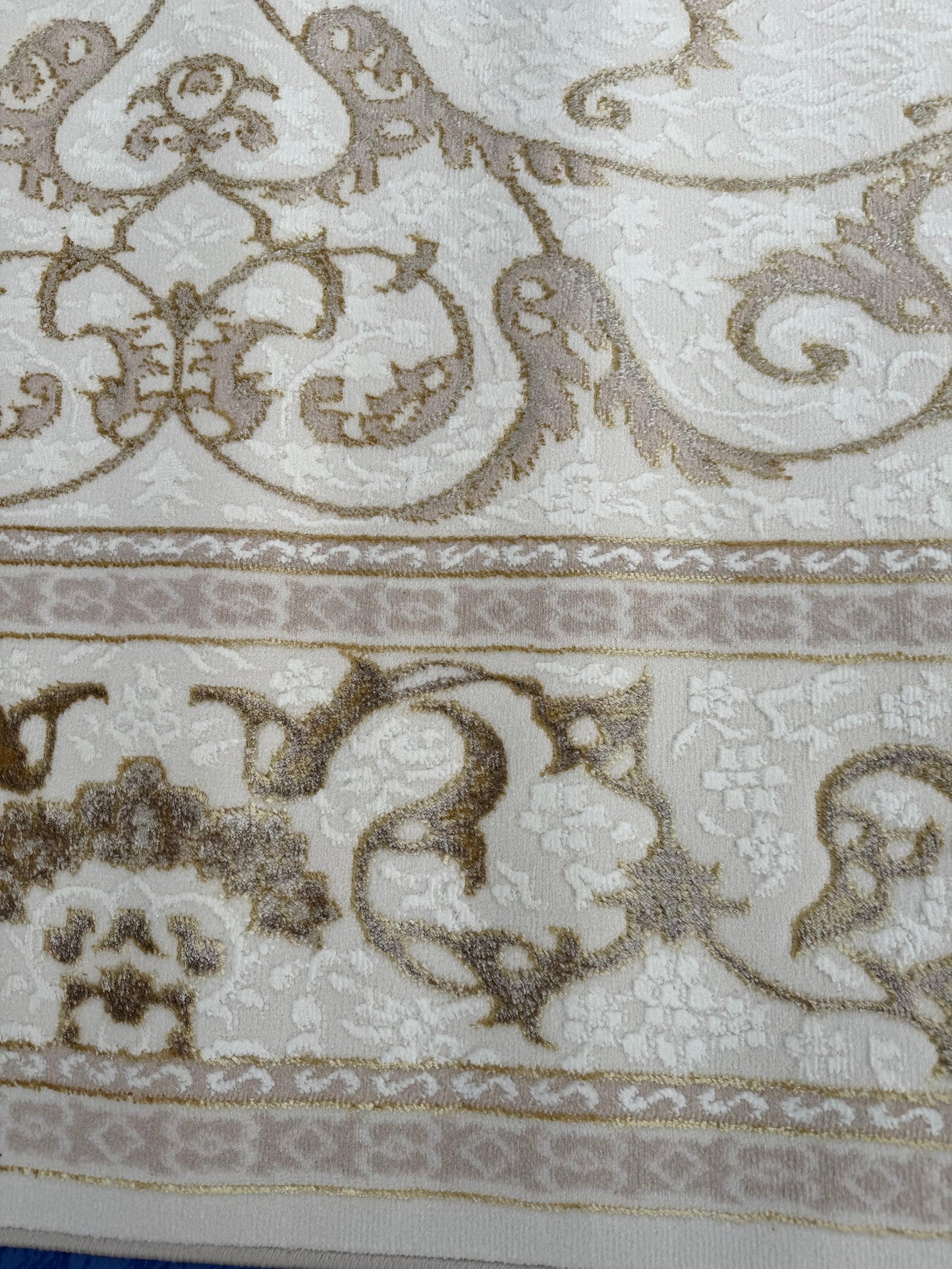 Tapis floral doré 200/350