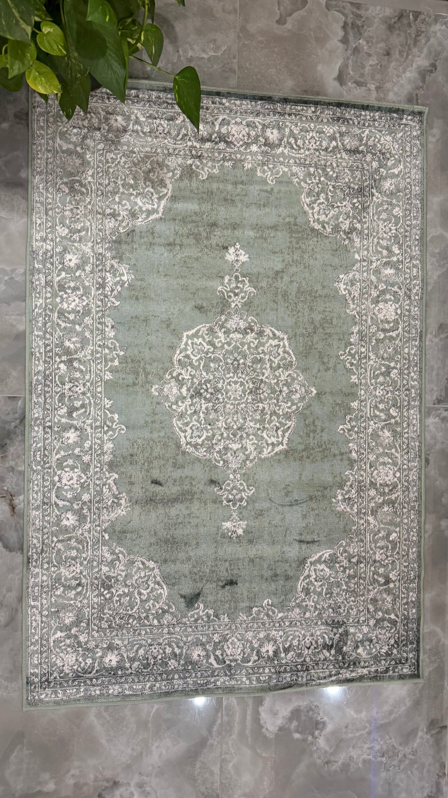 100/140 vintage, vert sans frange
