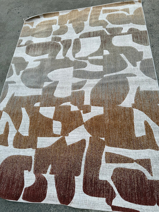 Tapis en viscose épais 200/300 en dégradé