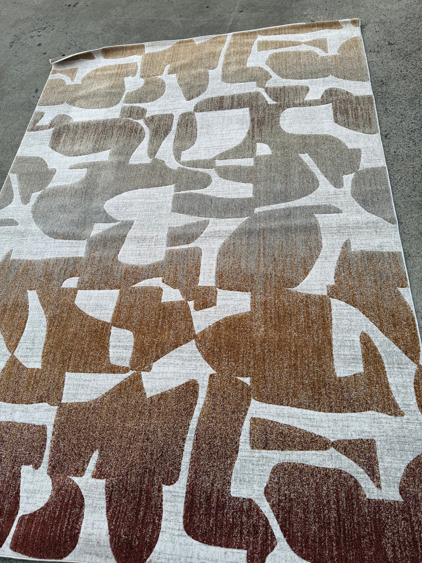 Tapis en viscose épais 200/300 en dégradé