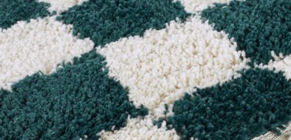 La ReDoute en damier vert (sans franges)