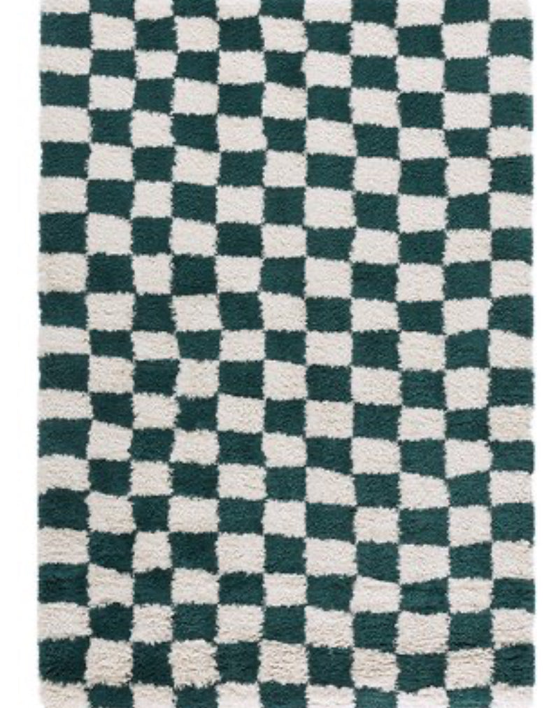 La ReDoute en damier vert (sans franges)