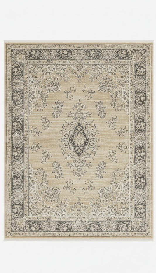 TAPIS VINTAGE FLORAL - ELISTA - 160/230 cm