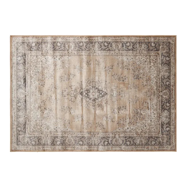 Tapis salon rectangulaire beige ELISTA - 160 x 230 cm - INSPIRE