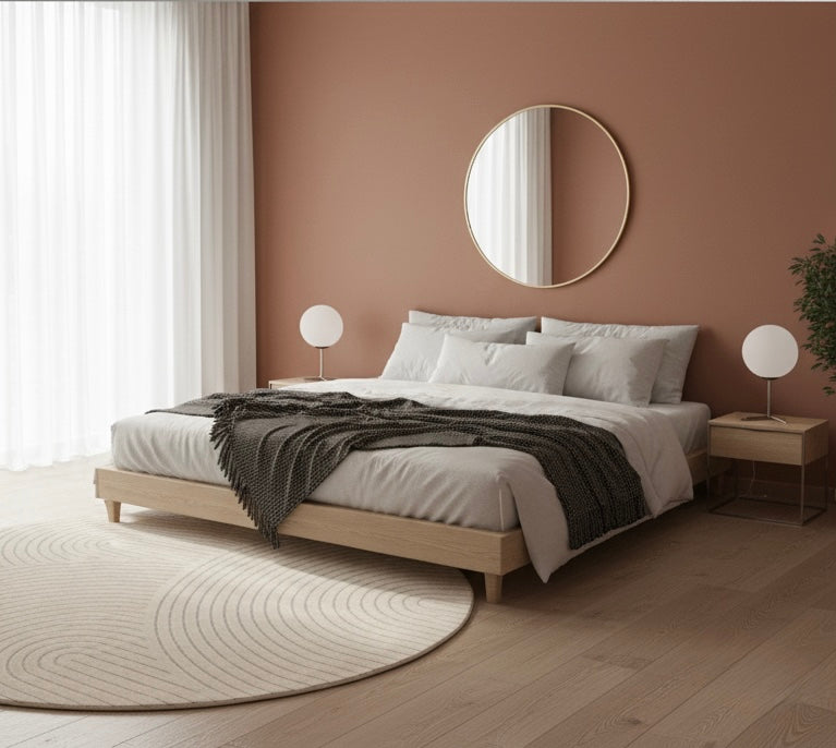 TAPIS OVA - Motif Abstrait Poils Ras - 160cm