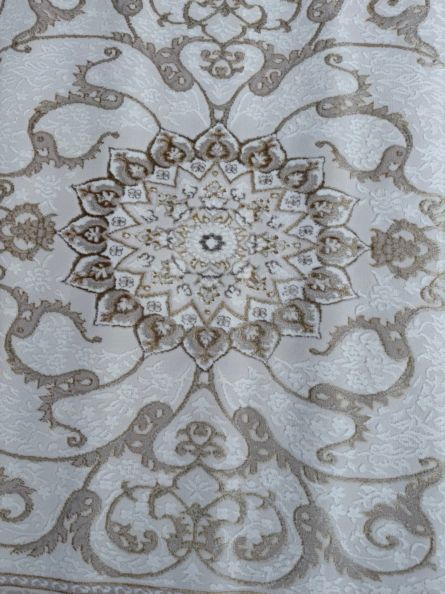 Tapis floral doré 200/350