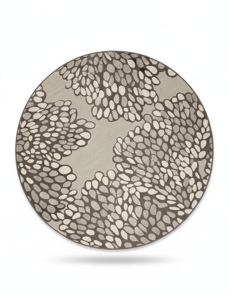 TAPIS OVAE - Motif Abstrait Poils Ras - 140cm