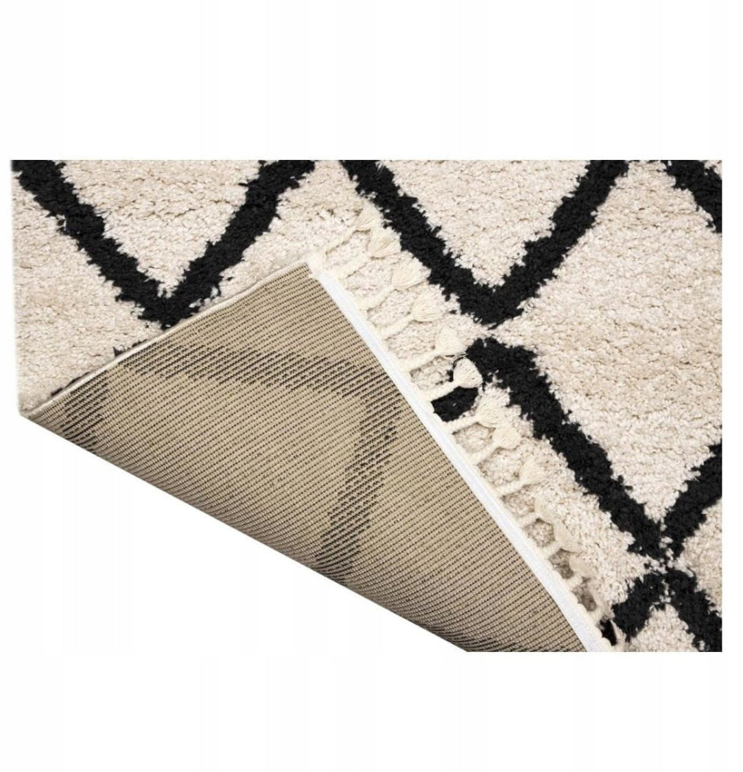 Tapis berbère blanc gris 150/200