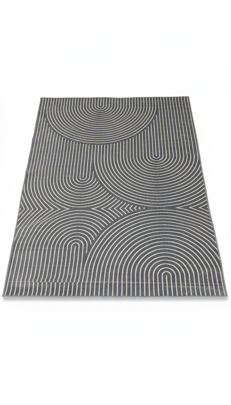 TAPIS ORGA - Motif Abstrait Poils Ras - 160/230cm