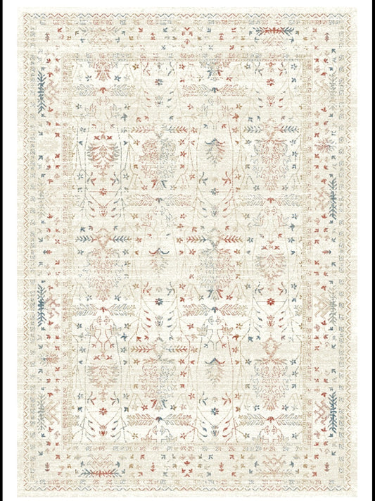 Zafar tapis vintage multicolore