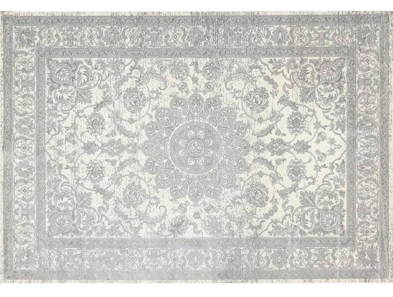 douceur d'intérieur, Tapis Rectangle (140 x 200 cm) Persan, Viscose Tissée