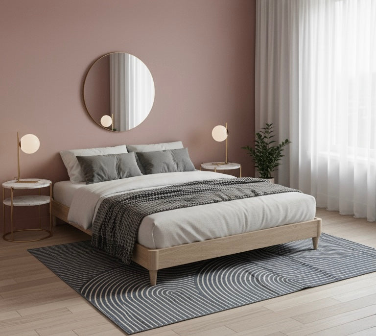 TAPIS ORGA - Motif Abstrait Poils Ras - 160/230cm