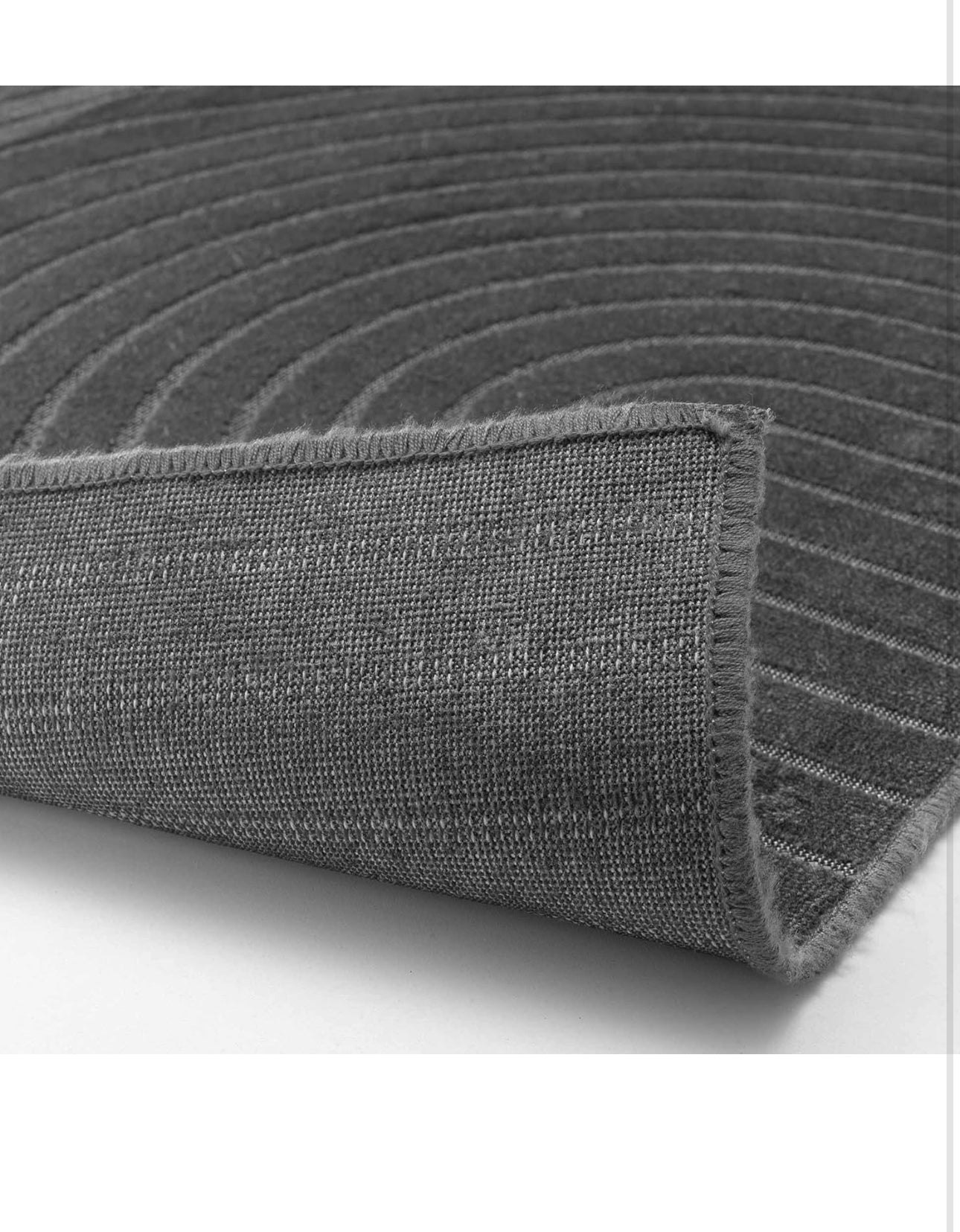 Tapis tendance en viscose gris anthracite 240/330