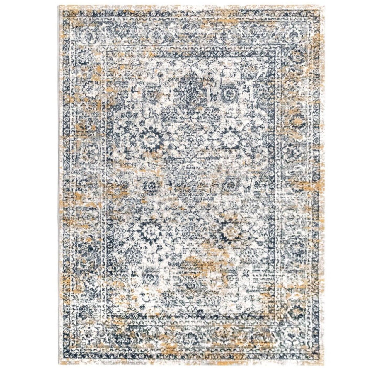 Taeppe 200/300 oriental vintage bleu moutarde