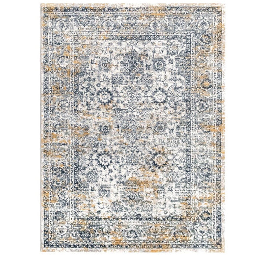 Taeppe 200/300 oriental vintage bleu moutarde