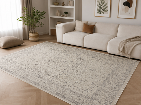 Zafar Tapis modèle beige 107 200/300