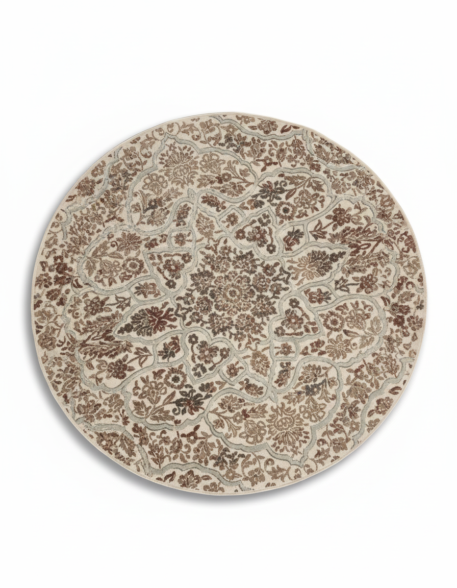 TAPIS ROND - Chenille - 300/300cm