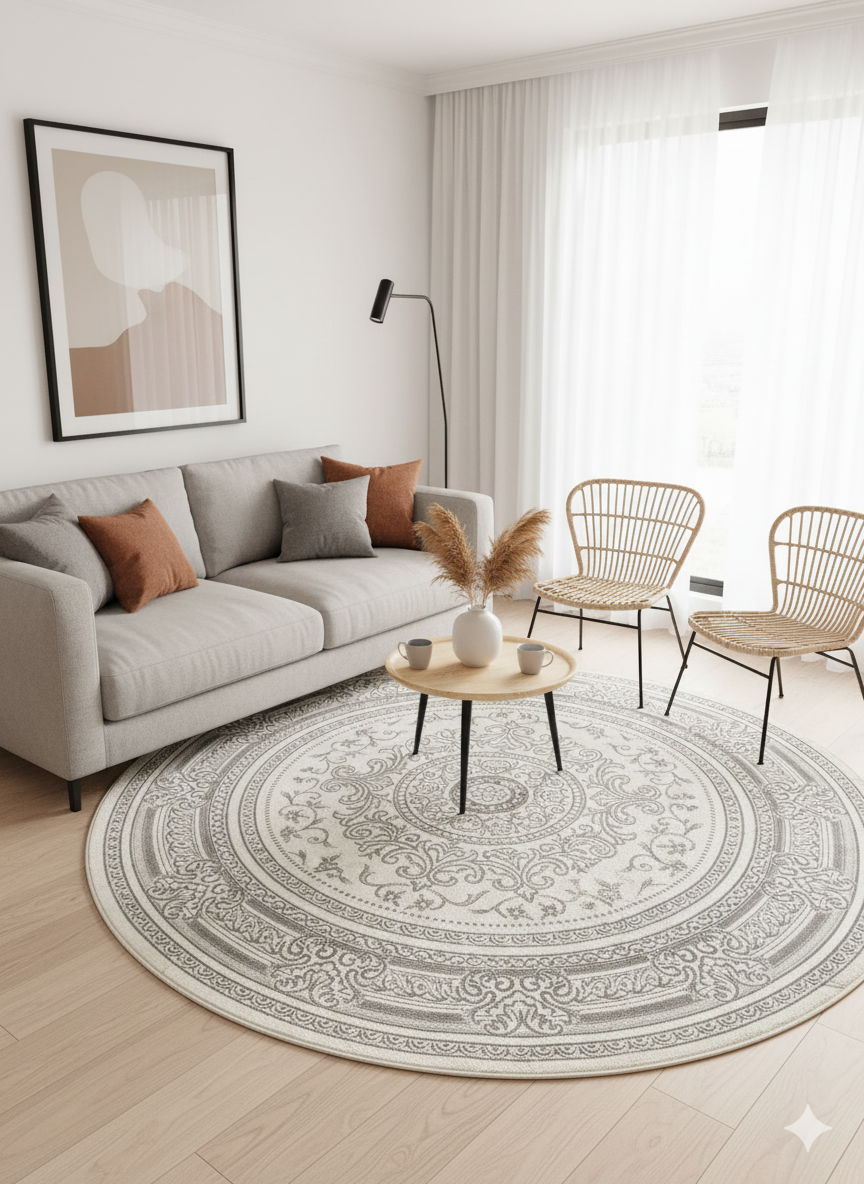 TAPIS CASA - Rond - 200/200cm