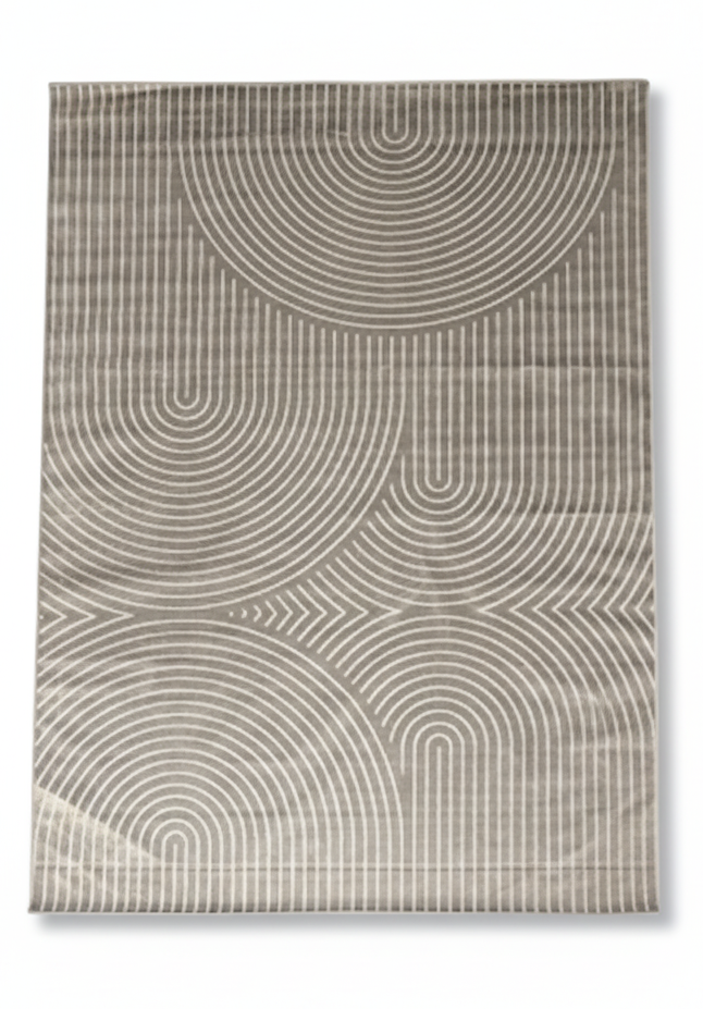 TAPIS ORGA - Motif Abstrait Poils Ras - 160/230cm