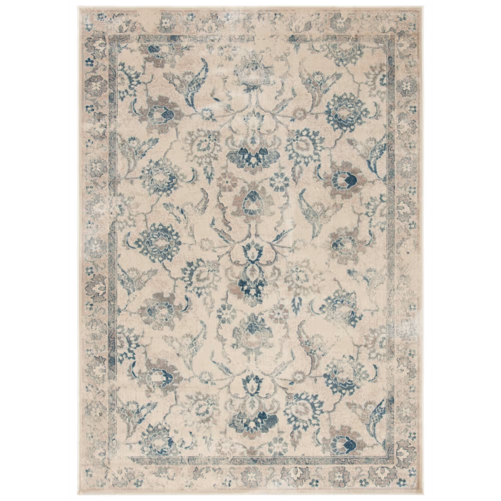 VINTAGE - Tapis Viscose Bleu - 160/229cm (Maisons du Monde)
